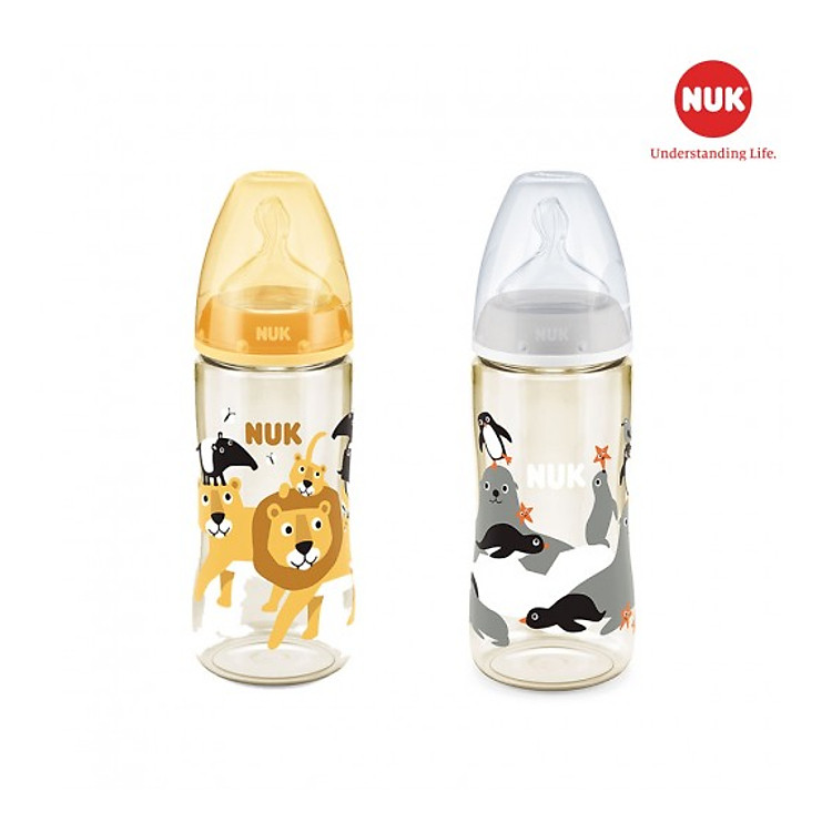Bình Sữa NUK PPSU 300ML Nút S1-M Giá rẻ - Hình ảnh 2