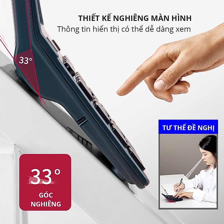 Máy tính để bàn 12 số Deli (1 chiếc) - Ảnh 2