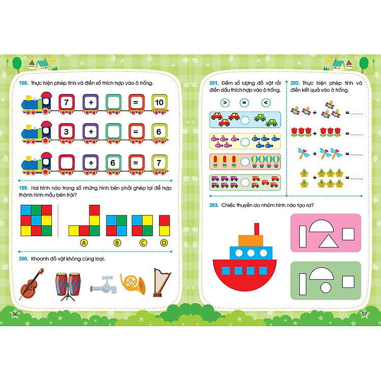 Sân Chơi Trí Tuệ - Trò Chơi Tư Duy Rèn Luyện Não Trái Não Phải Dành Cho Trẻ Từ 3-6 Tuổi - Ảnh 5