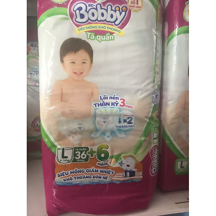 Tìm mua tại Avakids:Tã Quần Bobby Size L36 - 9-14 Kg, tràn ngập Khuyến mãi, Ưu đãi
