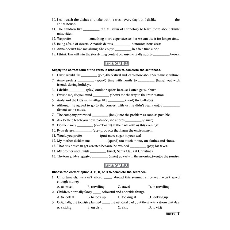 Bộ Đề Kiểm Tra Tiếng Anh 8 (Chương Trình Thí Điểm) - Ảnh 6