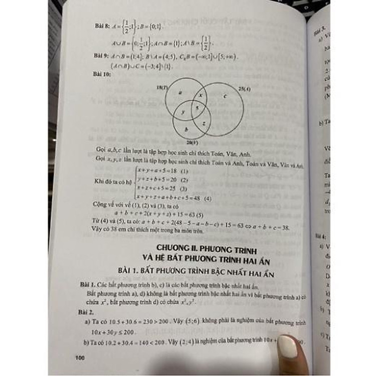 500 Bài Tập Cơ Bản Và Nâng Cao Toán 10 (BT) - Ảnh 2