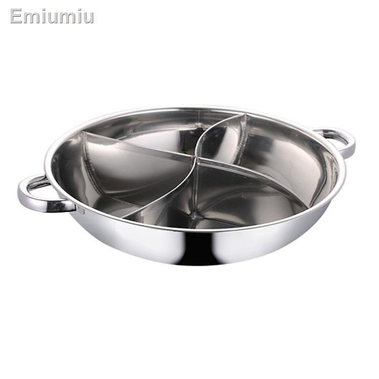 ✸nồi lẩu vịt tứ linh hương gia dụng Nồi inox dung tích lớn đa dạng hương vị