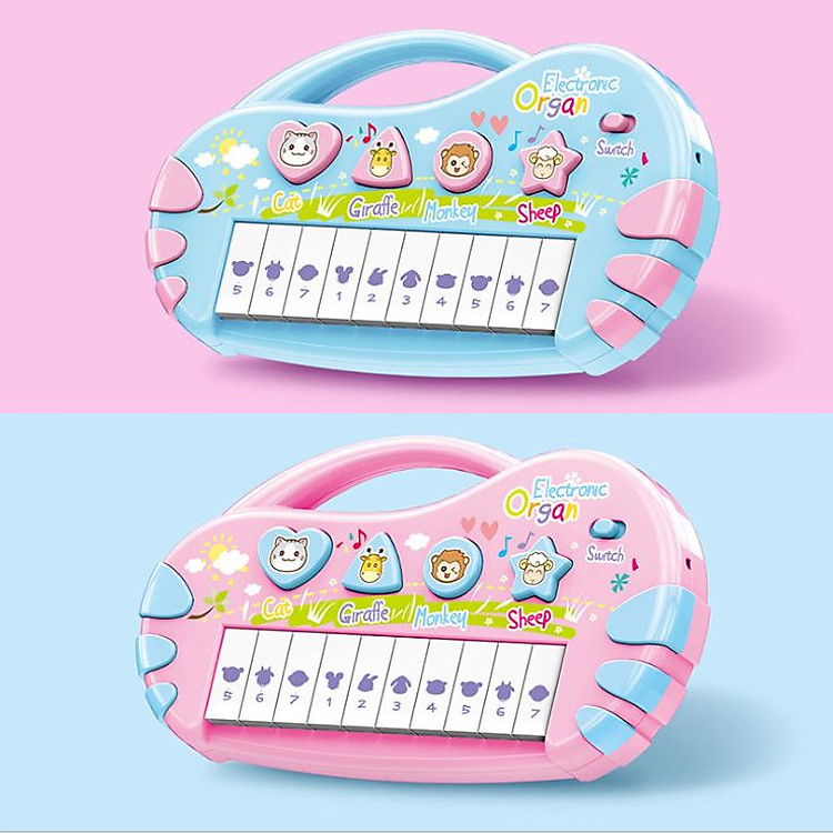 Đồ chơi đàn organ đánh nhạc và phát nhạc cho bé yêu