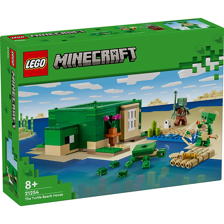 Mua LEGO MINECRAFT 21254 Ngôi nhà rùa biển Chính hãng Ưu đãi - Hình ảnh 2