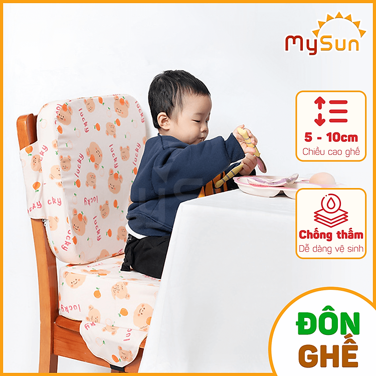 Đệm lót ghế ăn dặm MySun 5cm Chính hãng Tiết kiệm - Hình ảnh 2