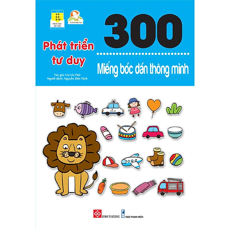 300 Miếng Bóc Dán Sticker Thông Minh Cho Bé 3-12 Tuổi - Ảnh 4