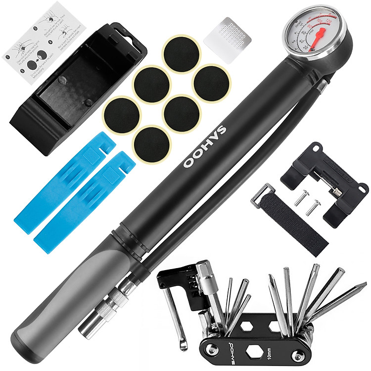 Mua Mini Bike Pump with Tire Repair Kit Portable Mountain Bike Repair