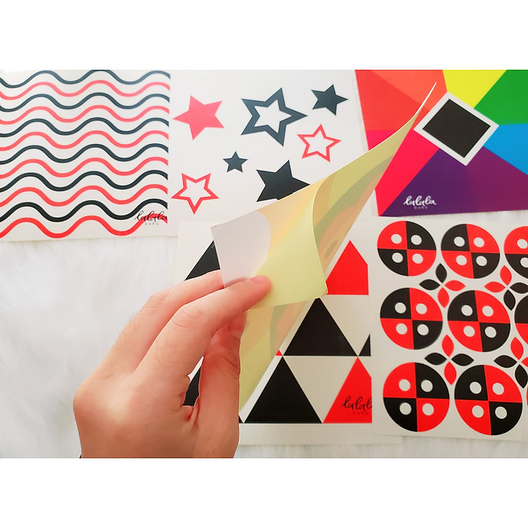 BỘ THẺ LALALA BABY, DECAL MÀU Chính hãng Giá rẻ - Hình ảnh 4