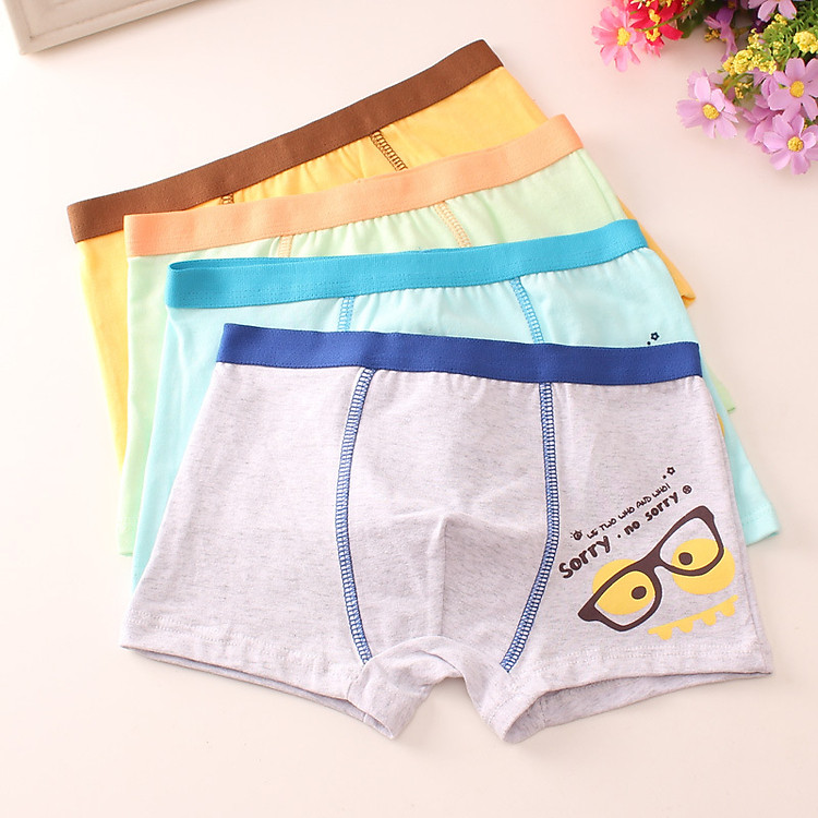 SÉT 5 QUẦN LÓT BÉ TRAI- QUẦN SỊP BÉ TRAI MẪU MẮT KÍNH ĐỦ SIZE( CHỌN SIZE)