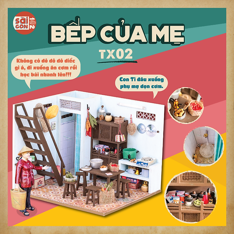 Mua tại MyKingdom: Mô Hình DIY Nhà Sài Gòn Xưa - Ngập tràn khuyến mãi