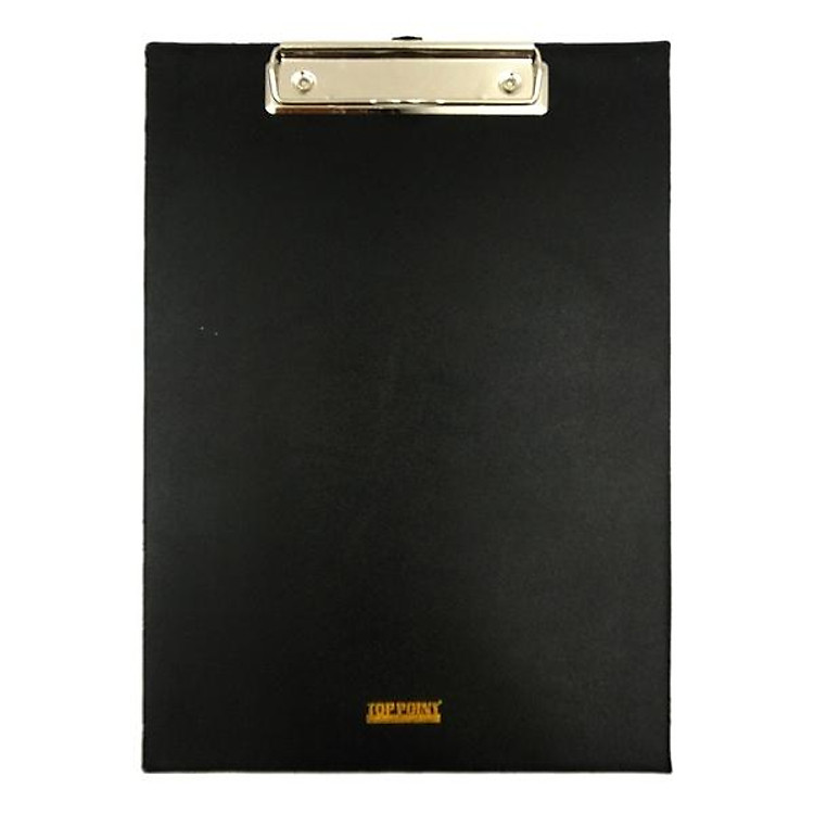 Bìa Trình Ký Đơn Có Bọc Xi A4 TOP-163A (Màu Đen)