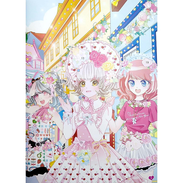 1000 Hình Dán Trang Phục Công Chúa - Công Chúa Hoa Lan - Ảnh 4