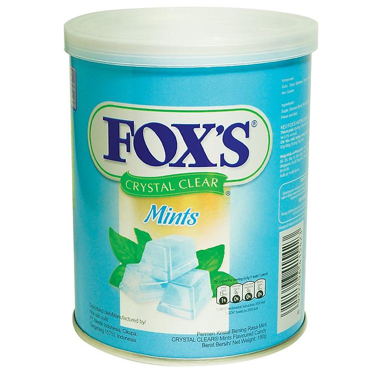 Kẹo Fox's Hương Bạc Hà Hộp 180g