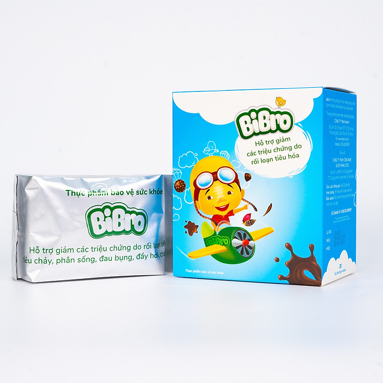 Thực Phẩm Bảo Vệ Sức Khỏe Bibro -Hỗ Trợ Trị Chứng Rối Loạn Tiêu Hóa, Tăng Cường Miễn Dịch, Phát Triển Hệ Tiêu Hóa Cho Trẻ (Hộp 20 Gói X 5g)
