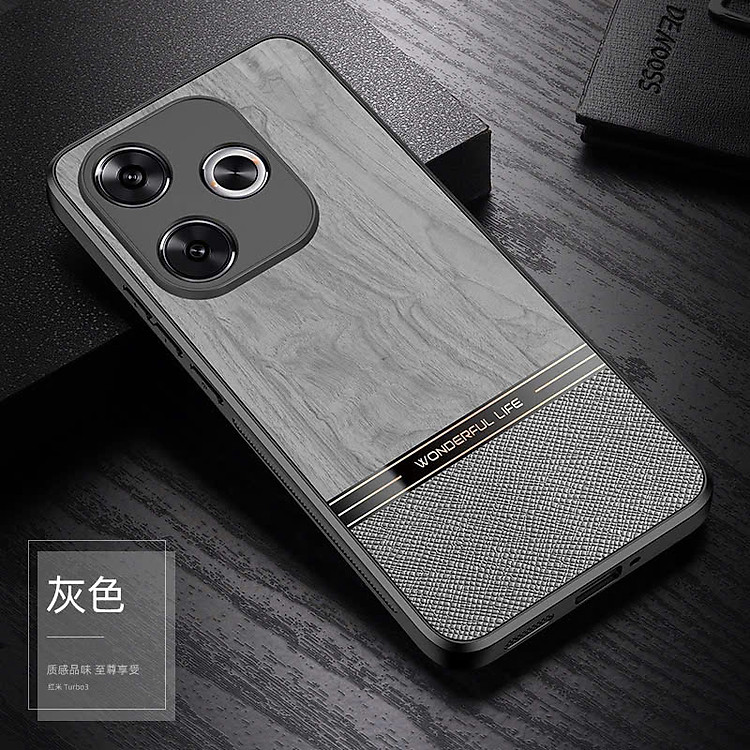 Ốp lưng Da Vân Gỗ cao cấp siêu sang,bảo vệ lưng viền cụm camera dành cho iphone 15/15Pro/15Promax. Hàng Nhập Khẩu