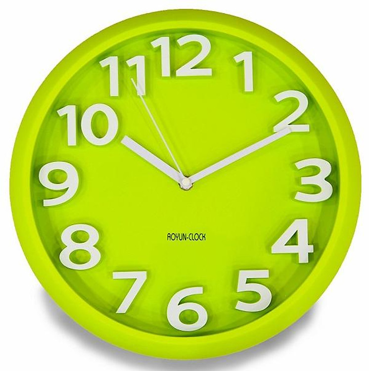 Đồng hồ treo tường kim trôi cao cấp Aoyun Clock