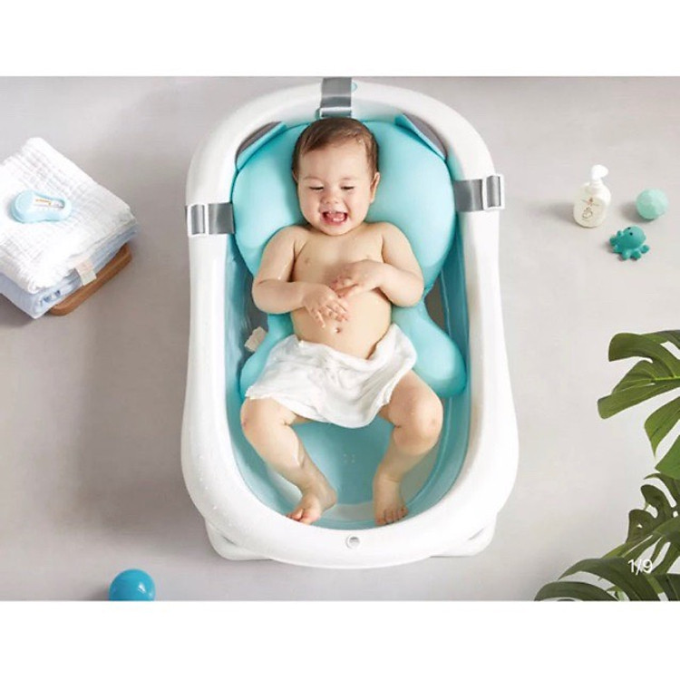 Chậu tắm cho bé thông minh kèm phao