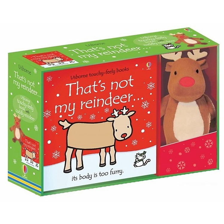 Sách Usborne That's not my reindeer boxed set (Christmas books)
