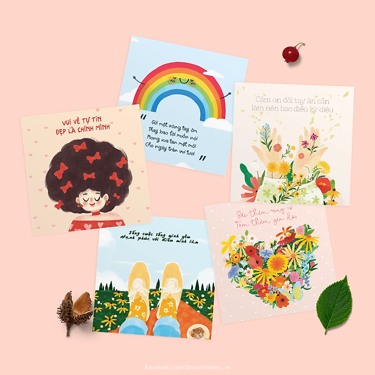 Thiệp Mừng Phụ Nữ 8/3, 20/10 (Set 5)