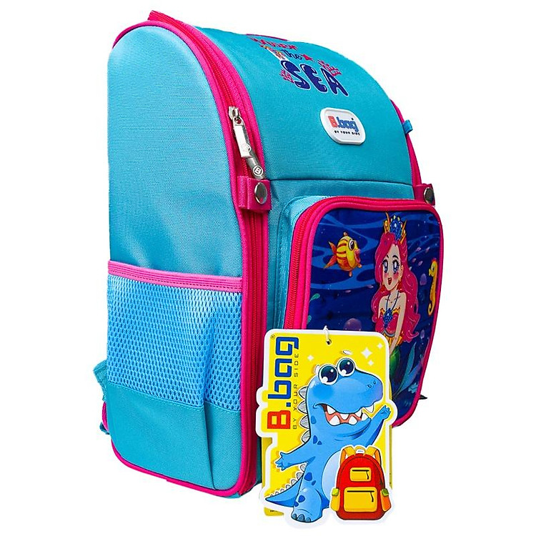 Balo B.bag Chống Gù Adventure Box-Under The Sea B-12-116 (Xanh nhạt) - Ảnh 2