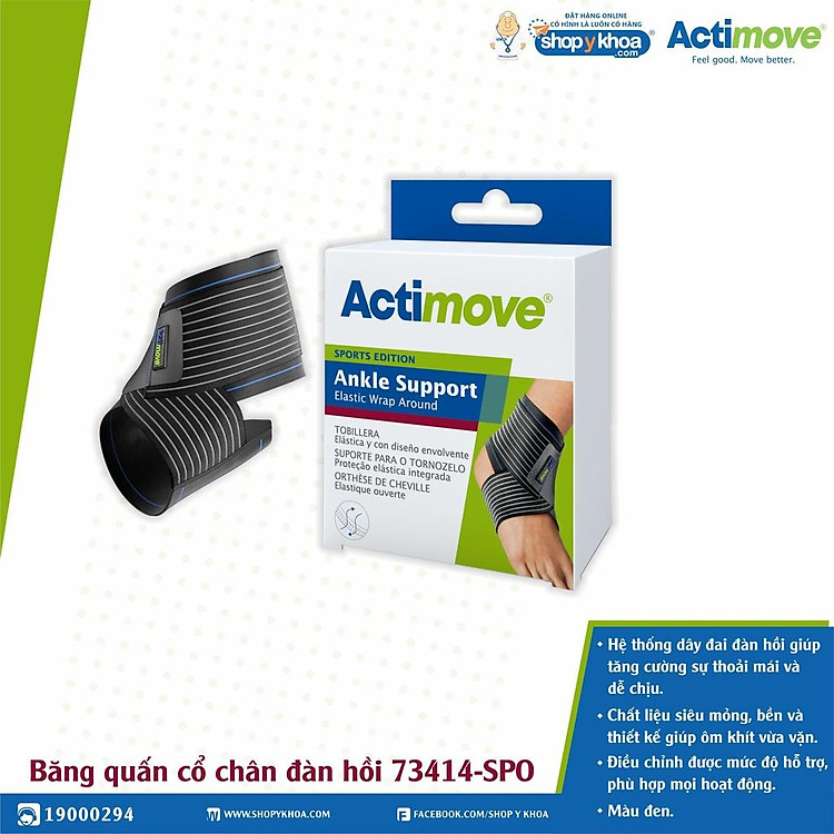 Băng quấn cổ chân đàn hồi 73414-SPO Actimove Ankle Support