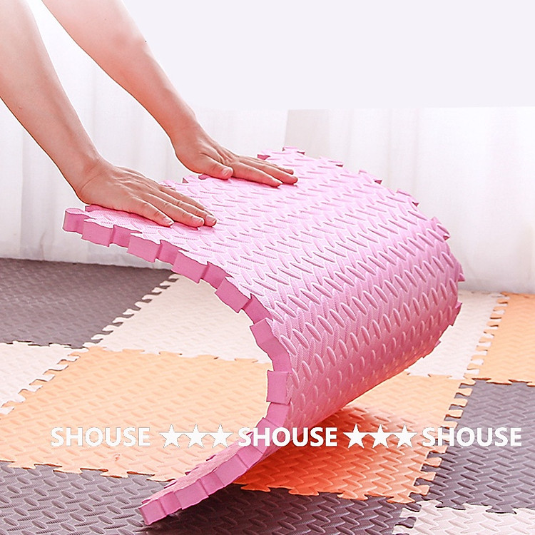 Mua Thảm Xốp Ghép Shouse 30x30cm Vân Gỗ Chính hãng Giá rẻ - Hình ảnh 5