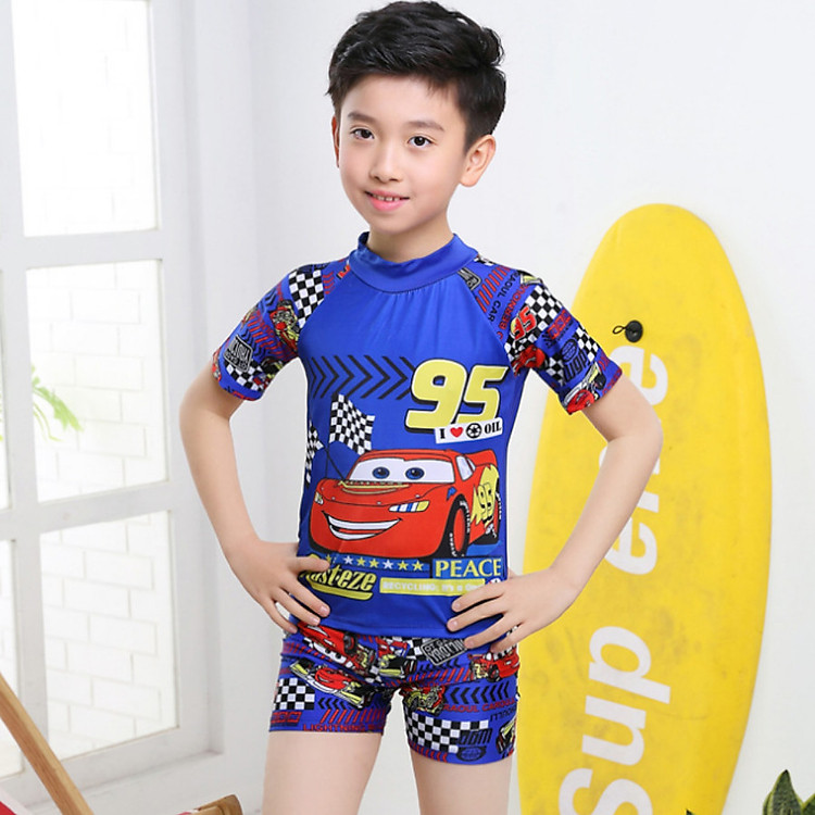 Bộ Đồ Tắm Bé Trai Siêu Hoạt Hình BB007
