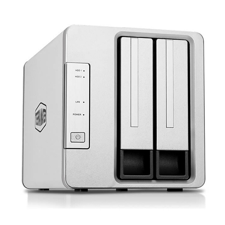 Bộ lưu trữ mạng NAS TerraMaster F2-210 Quad-core CPU, RAM 1GB, 2 khay ổ cứng RAID 0,1,JBOD,Single - Hàng chính hãng