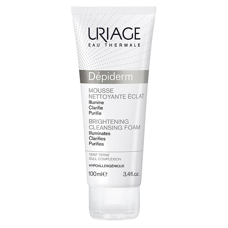 Sữa Rửa Mặt Tạo Bọt Dưỡng Sáng Da Uriage Depiderm White Mousse Nettoyante Eclaircissant (100ml)