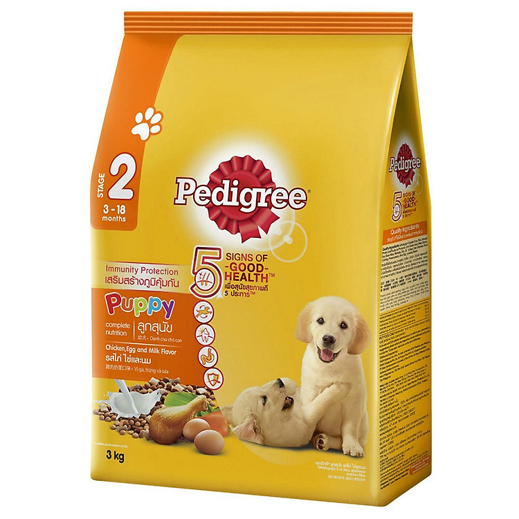 Đồ Ăn Cho Chó Vị Gà Và Trứng Pedigree (3Kg)