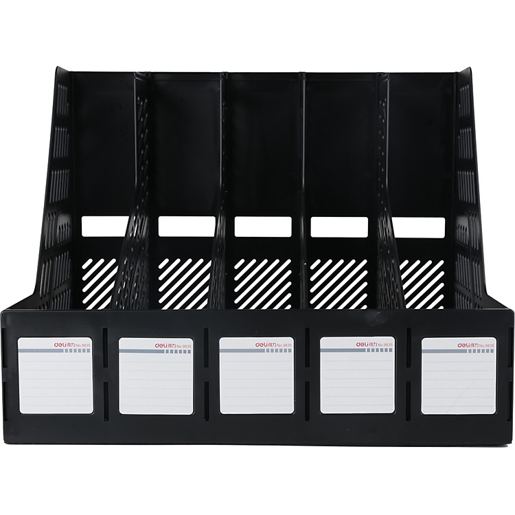 Giá Tài Liệu 5 Ngăn Đứng Deli, Ghi Xám 9835 - Ảnh 4