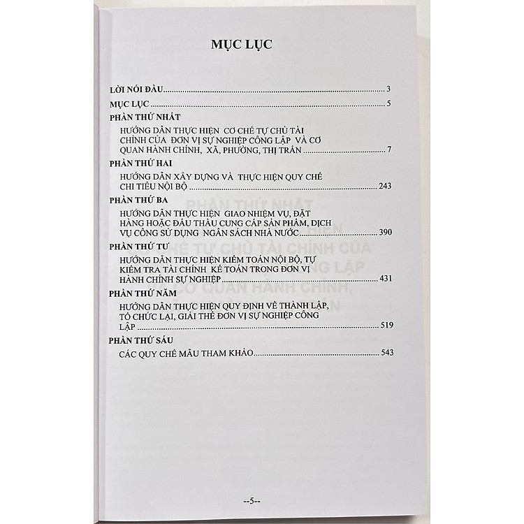 Hướng Dẫn Thực Hiện Cơ Chế Tự Chủ Tài Chính Của Các Đơn Vị Hành Chính Sự Nghiệp - Ảnh 5