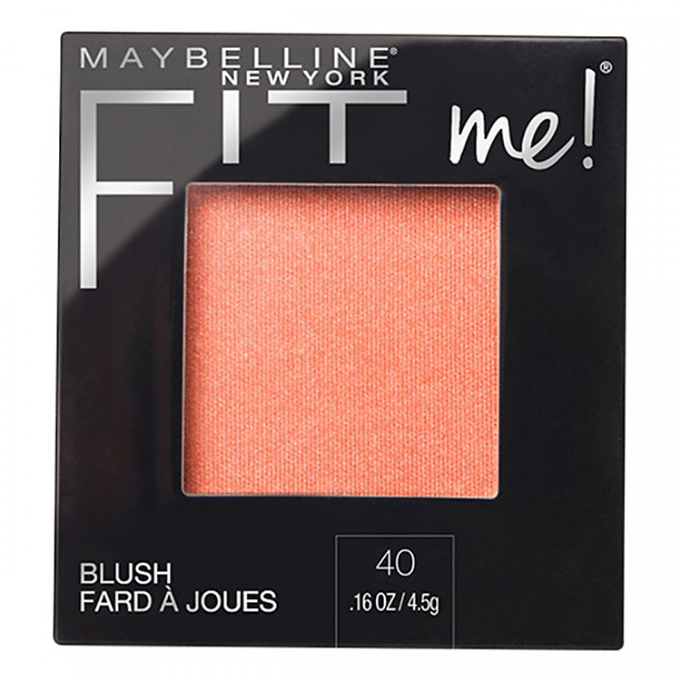 Phấn Má Hồng Mịn Lì Chuẩn Màu Maybelline Fit Me Blush - Màu 40 Peach 4,5g