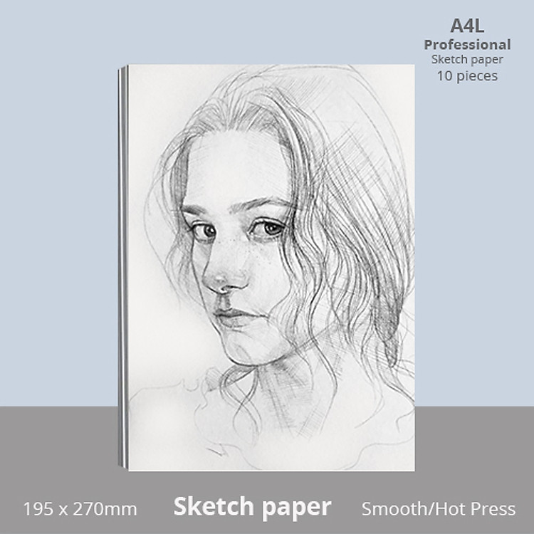 Giấy Vẽ A4L 250gsm (10 tờ) - Ảnh 7