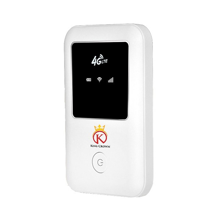 Bộ Phát Wifi Từ Sim 3G Hoặc 4G King Crown MF925 - (Trắng) - Hàng Nhập Khẩu