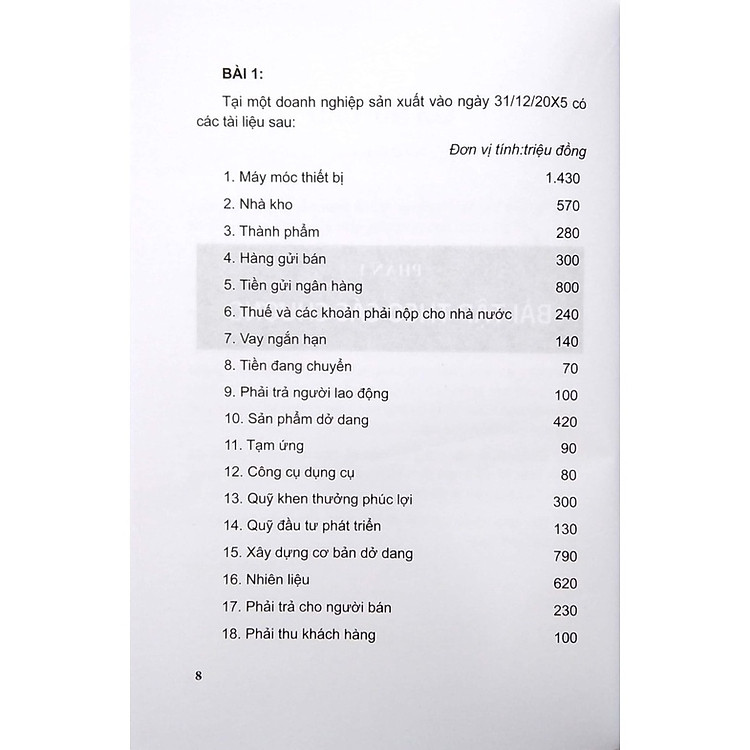 Hệ thống bài tập & câu hỏi trắc nghiệm nguyên lý kế toán - Ảnh 4