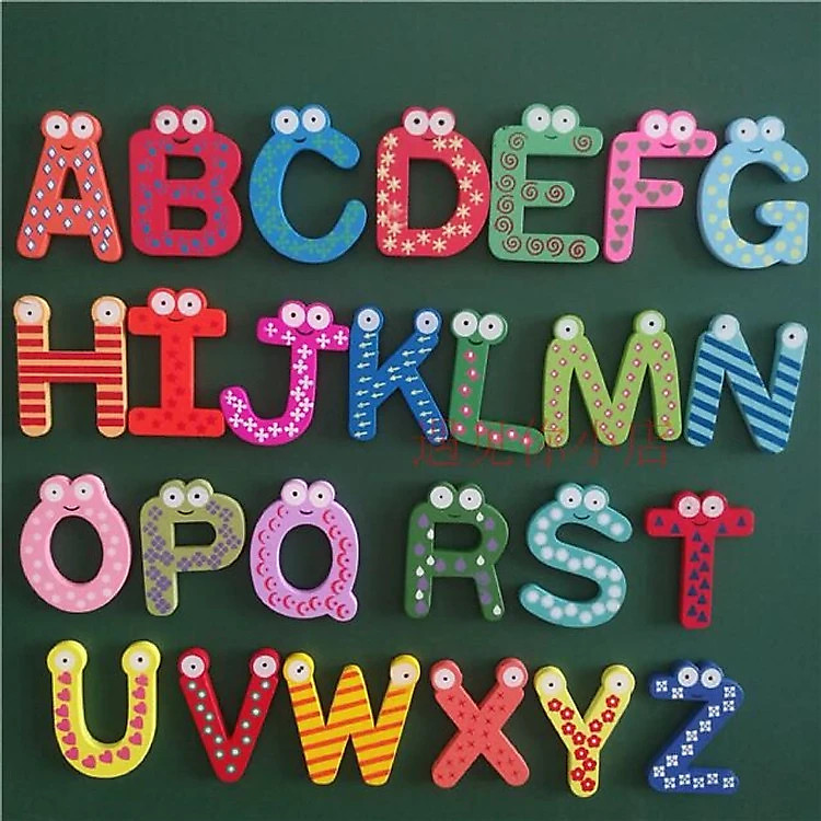 Mua Combo 26 Chữ Cái Nam Châm PaKaSa Chính hãng Tiết kiệm - Hình ảnh 3