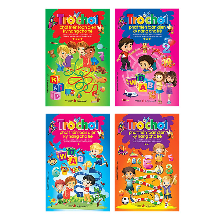 Trò Chơi Phát Triển Toàn Diện Kỹ Năng Cho Trẻ (4 Tập)