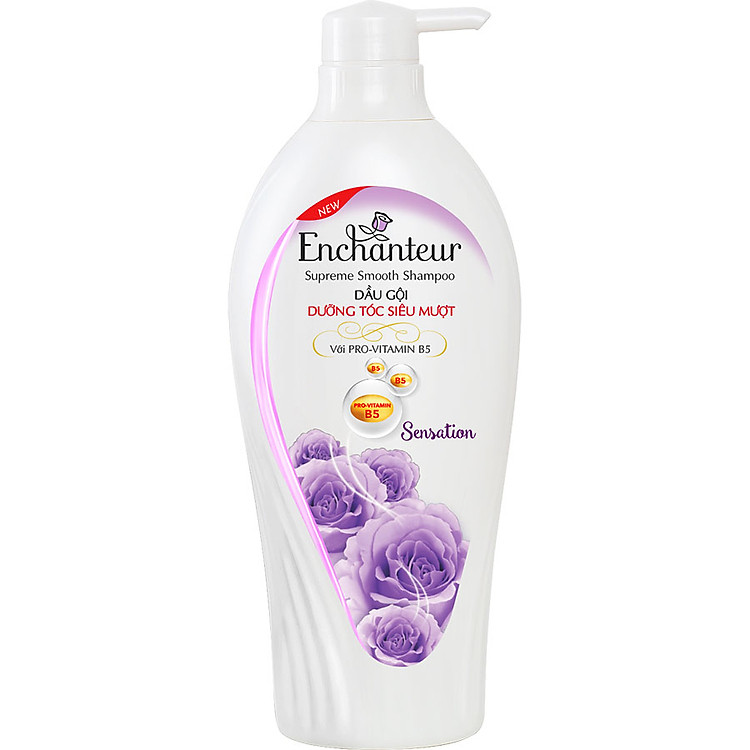 Dầu Gội Dưỡng Tóc Siêu Mượt Enchanteur Sensation Chai 650g