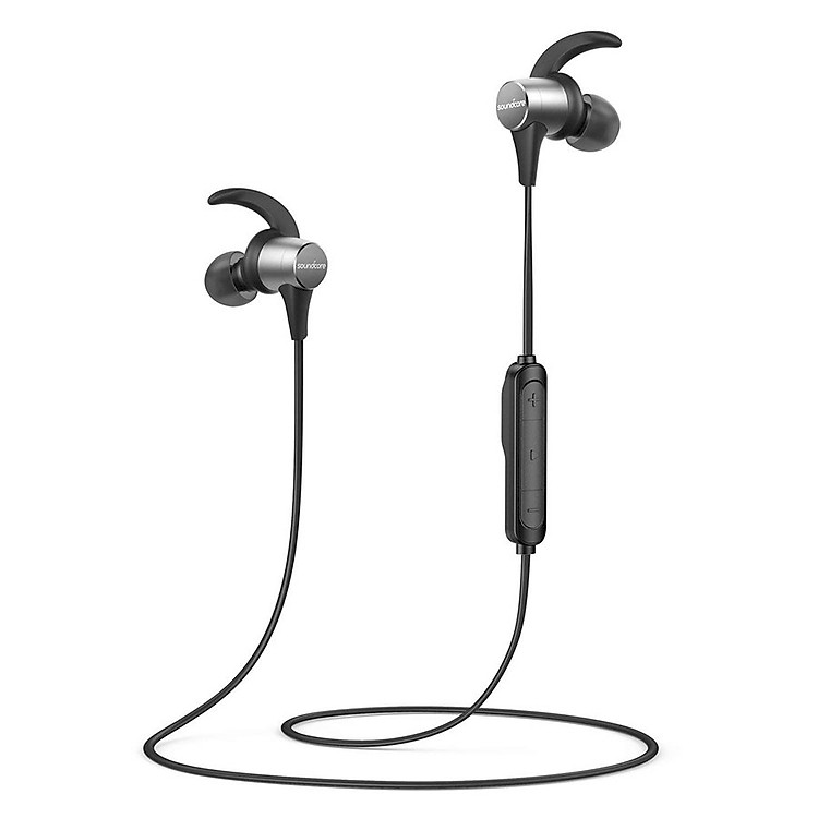 Tai Nghe Bluetooth Nhét Tai Anker Soundcore Spirit Sports IPX7 - A3403011 - Hàng Chính Hãng