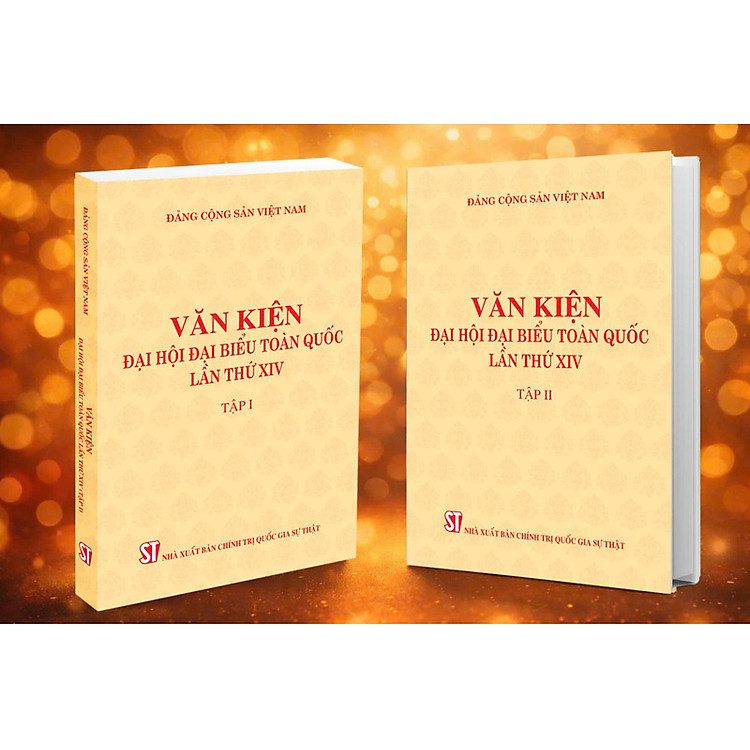 (Trọn bộ 2 tập) VĂN KIỆN ĐẠI HỘI ĐẠI BIỂU TOÀN QUỐC LẦN THỨ XIV - Đảng Cộng Sản Việt Nam – NXB CTQG Sự thật