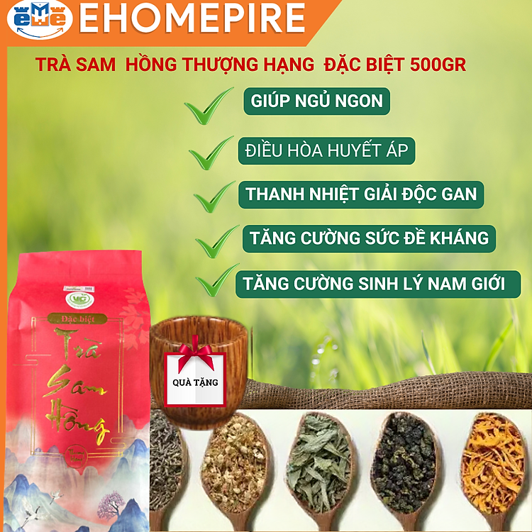Trải nghiệm giấc ngủ ngon mỗi đêm cùng Trà Sam Hồng- 500gram