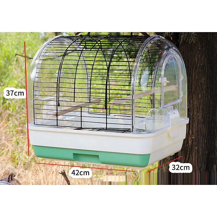 1 lồng nuôi P3 cao cấp (dài 42 rộng 37 cao 32) dùng nuôi chim, vẹt nhỏ và trung