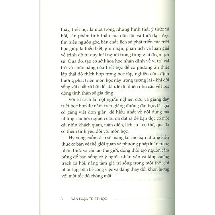 Dẫn Luận Triết Học - Lê Công Sự - Ảnh 5