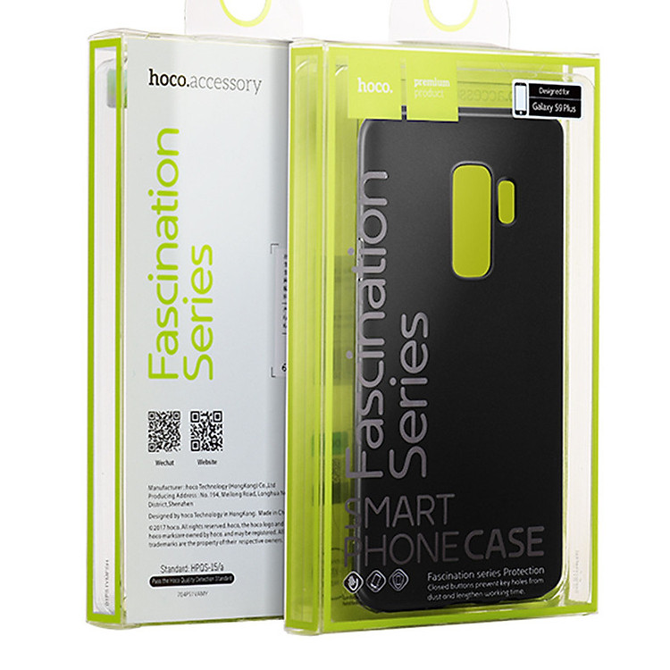 Ốp lưng Samsung Galaxy S8/S9/ S8 Plus/ S9 Plus Hoco Đen - Hàng Chính Hãng
