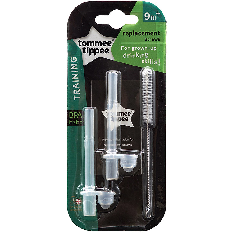 Bộ ống hút thay thế cho bình uống nước Tommee Tippee (set 2 cái)