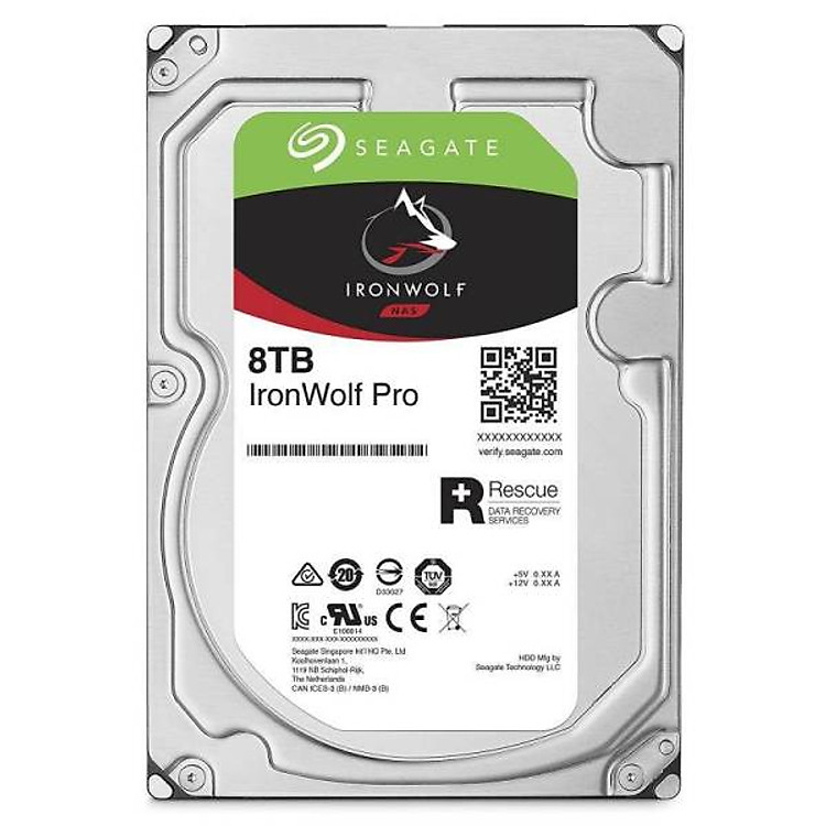 Ổ Cứng Seagate Ironwolf Pro 8TB ST8000NE0004 - Hàng chính hãng