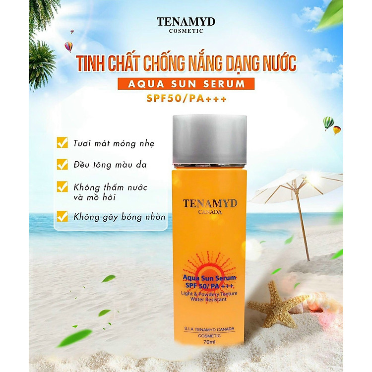 Tinh chất chống nắng dạng nước Aqua Sun Serum SPF50/PA+++ 70ml