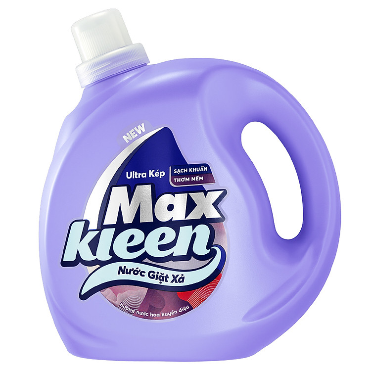 Chai Nước Giặt Xả Maxkleen Hương Nước Hoa Huyền Diệu (2.4kg)